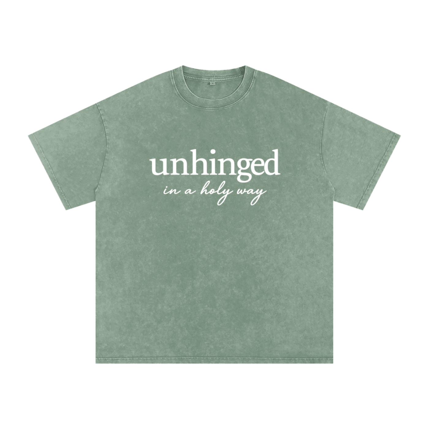 Unhinged in a Holy Way T-Shirt | Christian Graphic Tee | Faith-Based Streetwear | Unisex Cotton Shirt