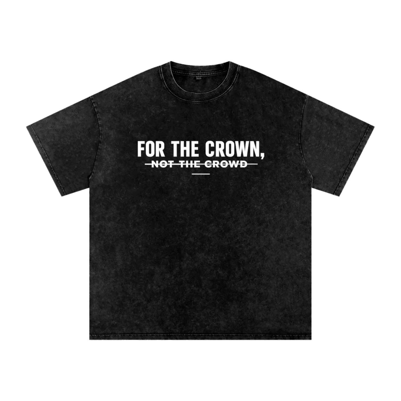 For The Crown T-Shirt | Christian Streetwear Tee | Faith-Based Graphic Shirt | Unisex Cotton Tee