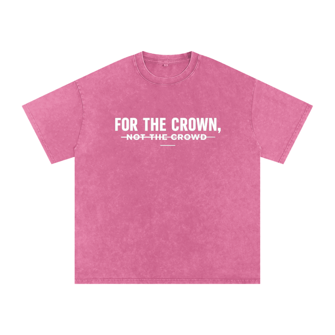 For The Crown T-Shirt | Christian Streetwear Tee | Faith-Based Graphic Shirt | Unisex Cotton Tee