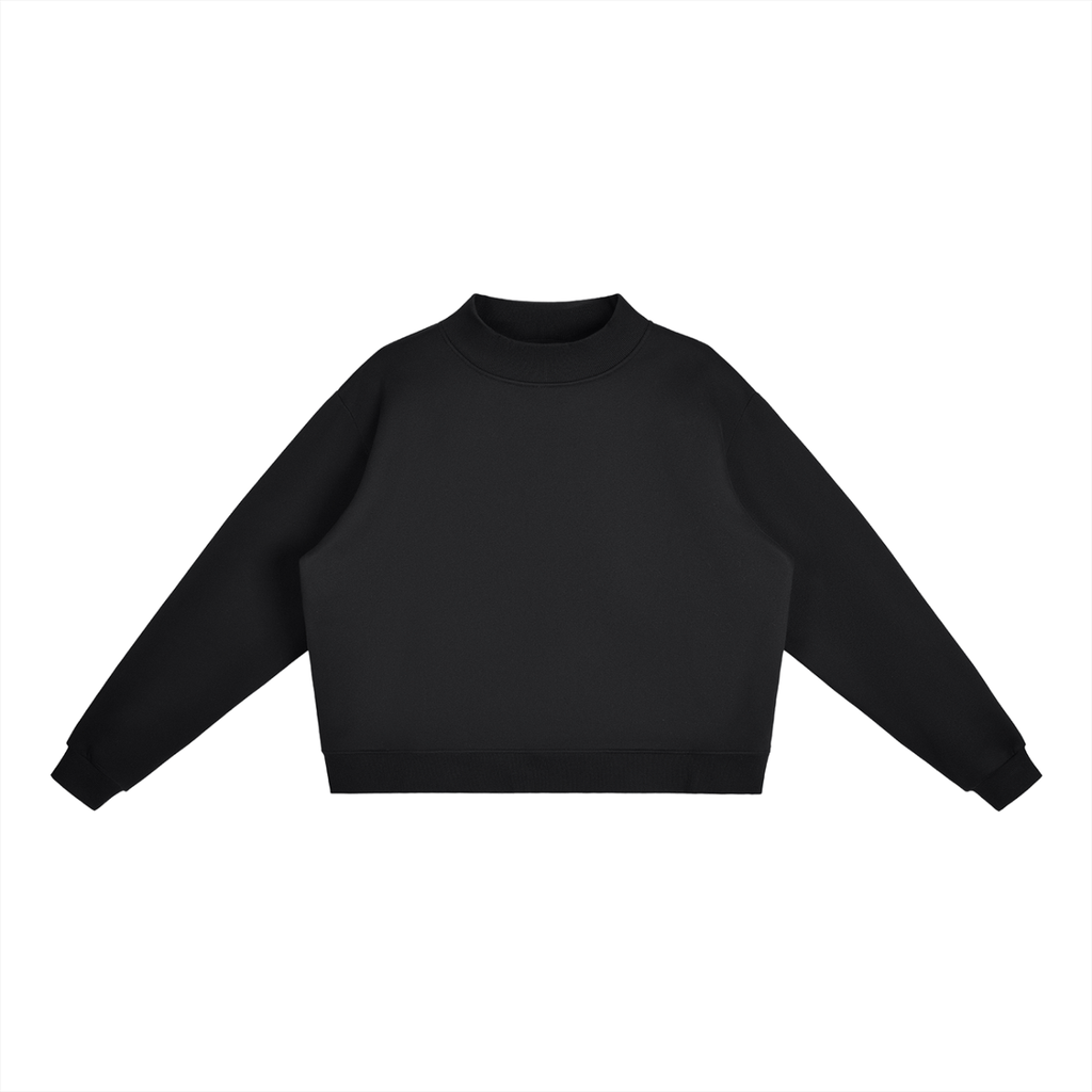 Highly Favored Mock Neck Sweatshirt | Women’s Essential Fleece Crew | Faith-Based Pullover