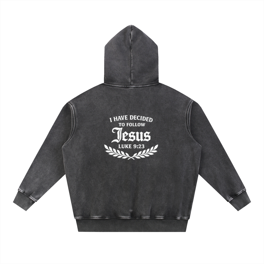 Disciple Oversized Hoodie | Christian Streetwear Hoodie | Unisex Oversized Faith-Based Pullover