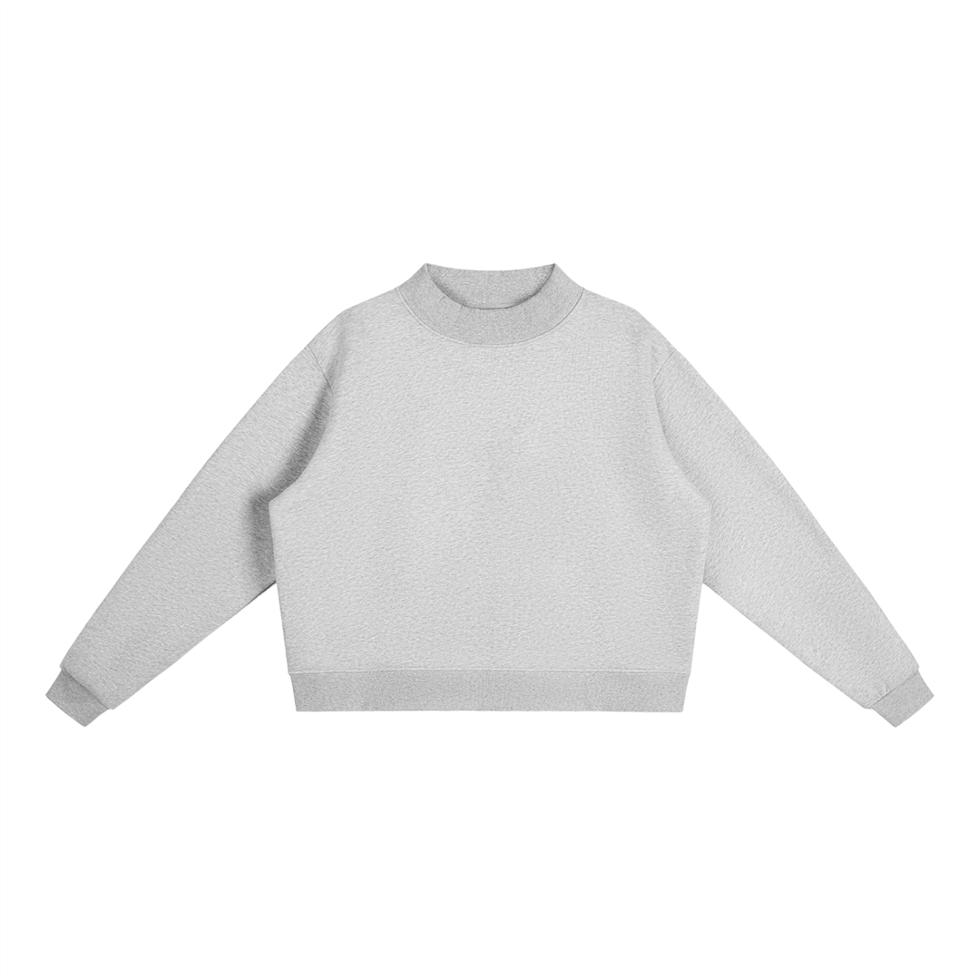 Highly Favored Mock Neck Sweatshirt | Women’s Essential Fleece Crew | Faith-Based Pullover