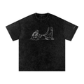 Faith Made Her Reach™ Vintage Wash T-shirt | Christian Graphic T-shirt | Faith Based