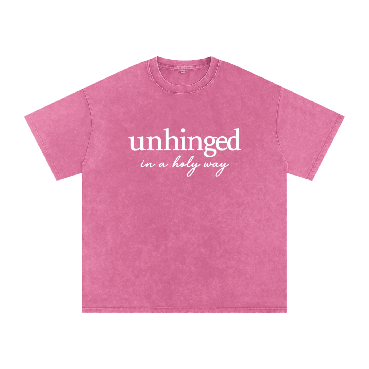 Unhinged in a Holy Way T-Shirt | Christian Graphic Tee | Faith-Based Streetwear | Unisex Cotton Shirt
