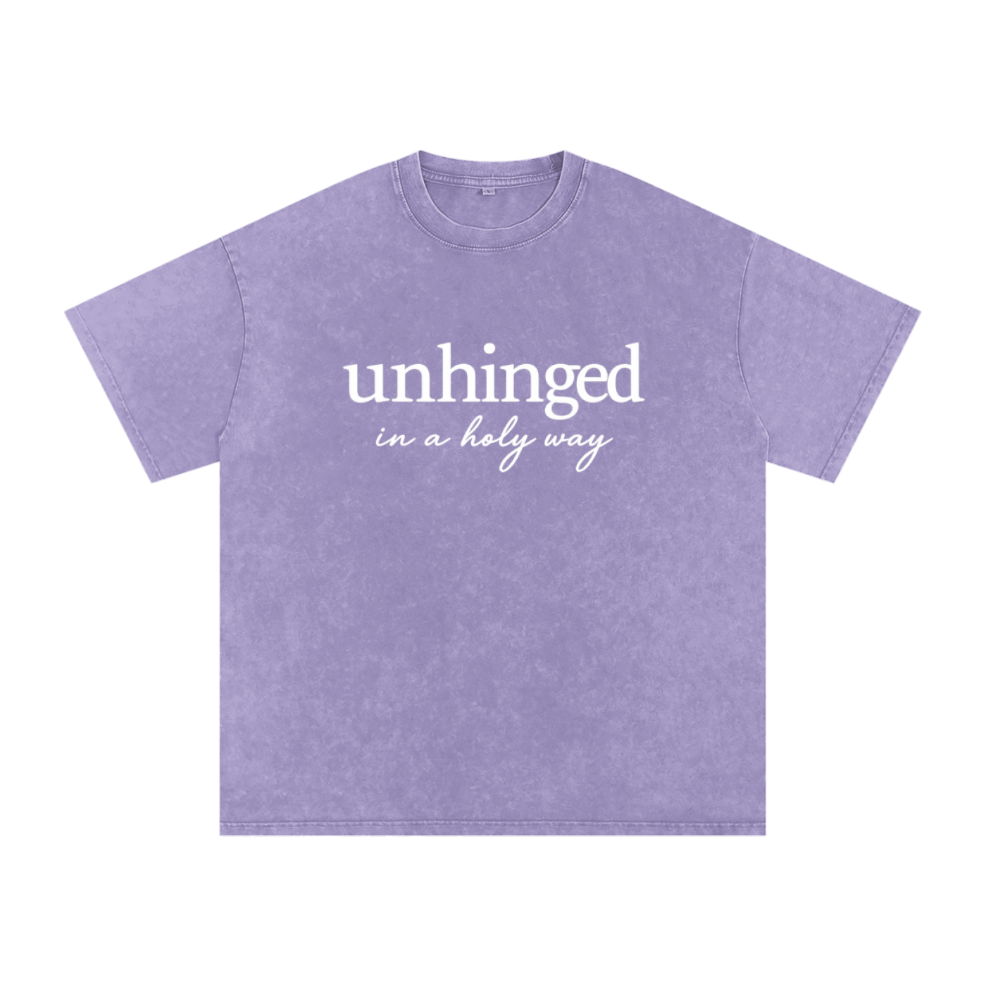 Unhinged in a Holy Way T-Shirt | Christian Graphic Tee | Faith-Based Streetwear | Unisex Cotton Shirt