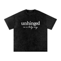 Unhinged in a Holy Way T-Shirt | Christian Graphic Tee | Faith-Based Streetwear | Unisex Cotton Shirt