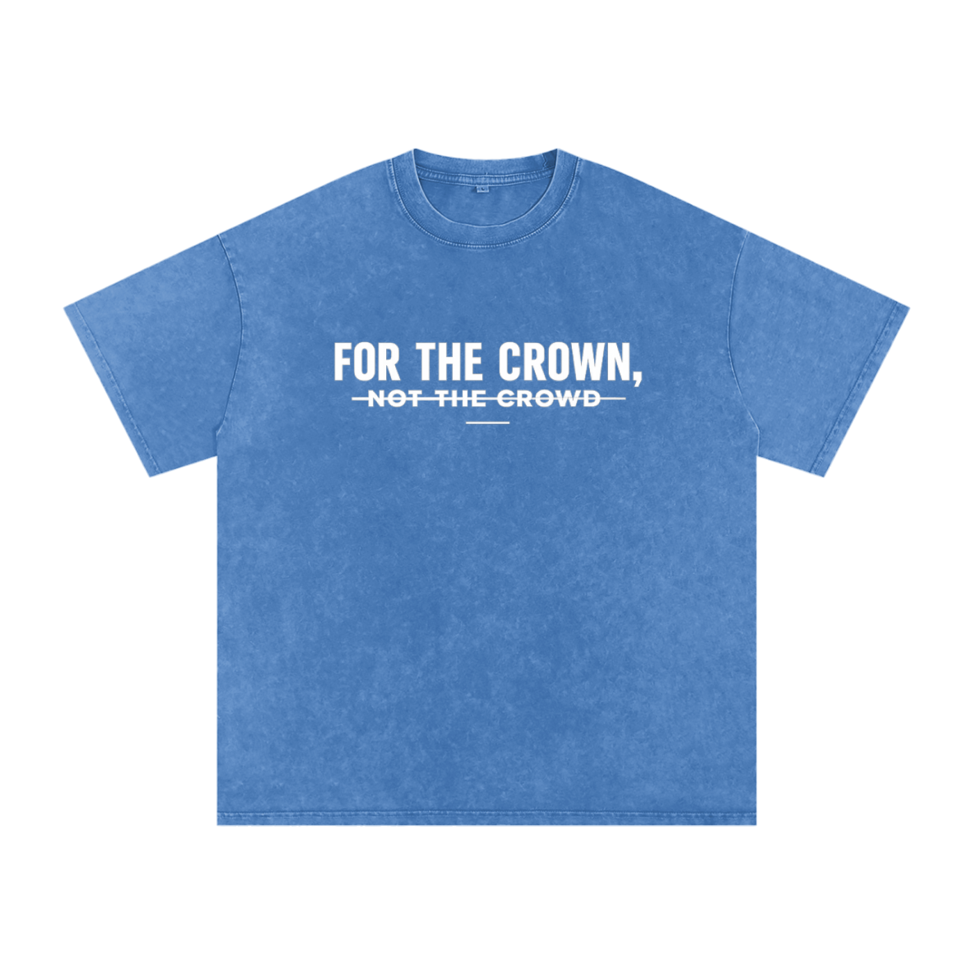 For The Crown T-Shirt | Christian Streetwear Tee | Faith-Based Graphic Shirt | Unisex Cotton Tee