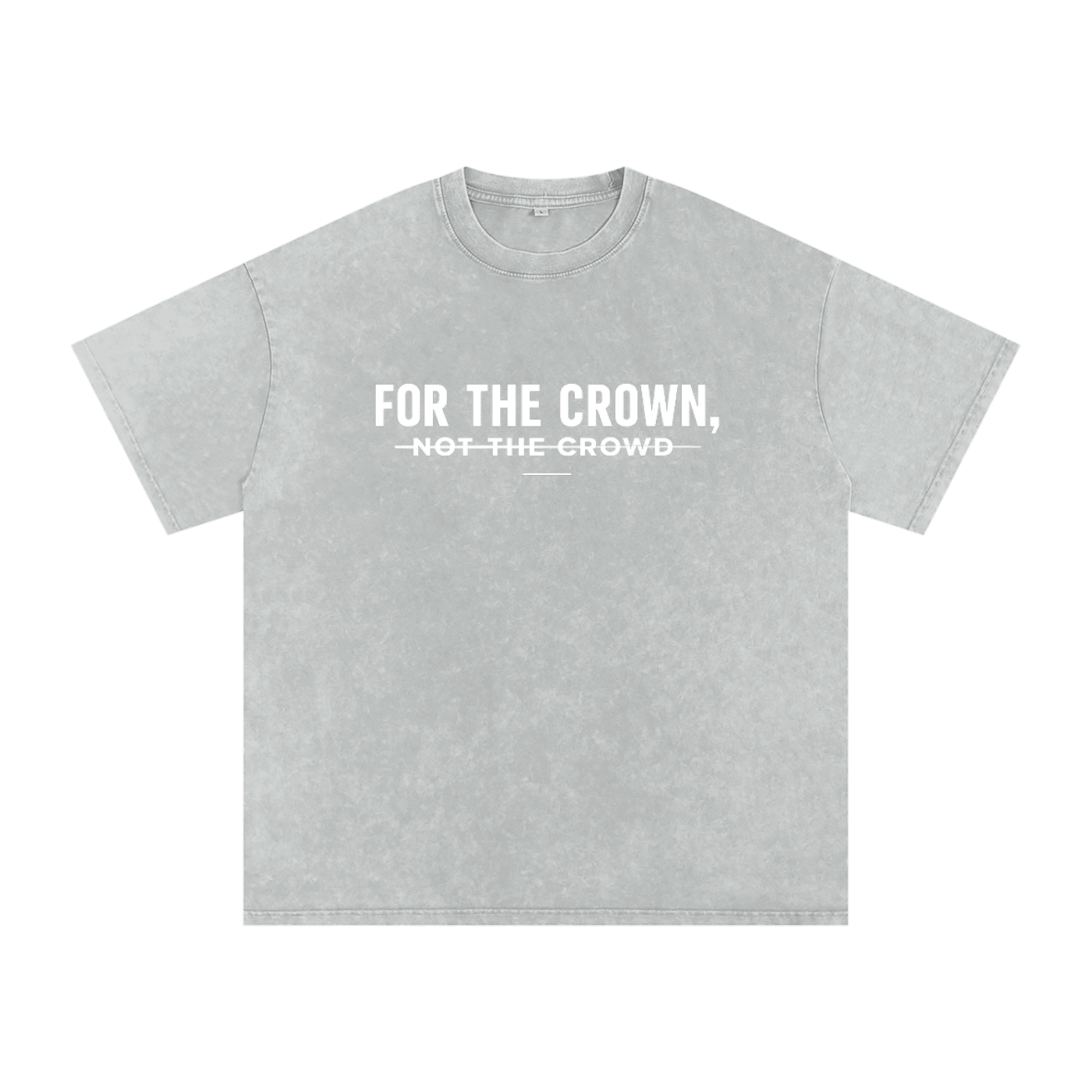 For The Crown T-Shirt | Christian Streetwear Tee | Faith-Based Graphic Shirt | Unisex Cotton Tee